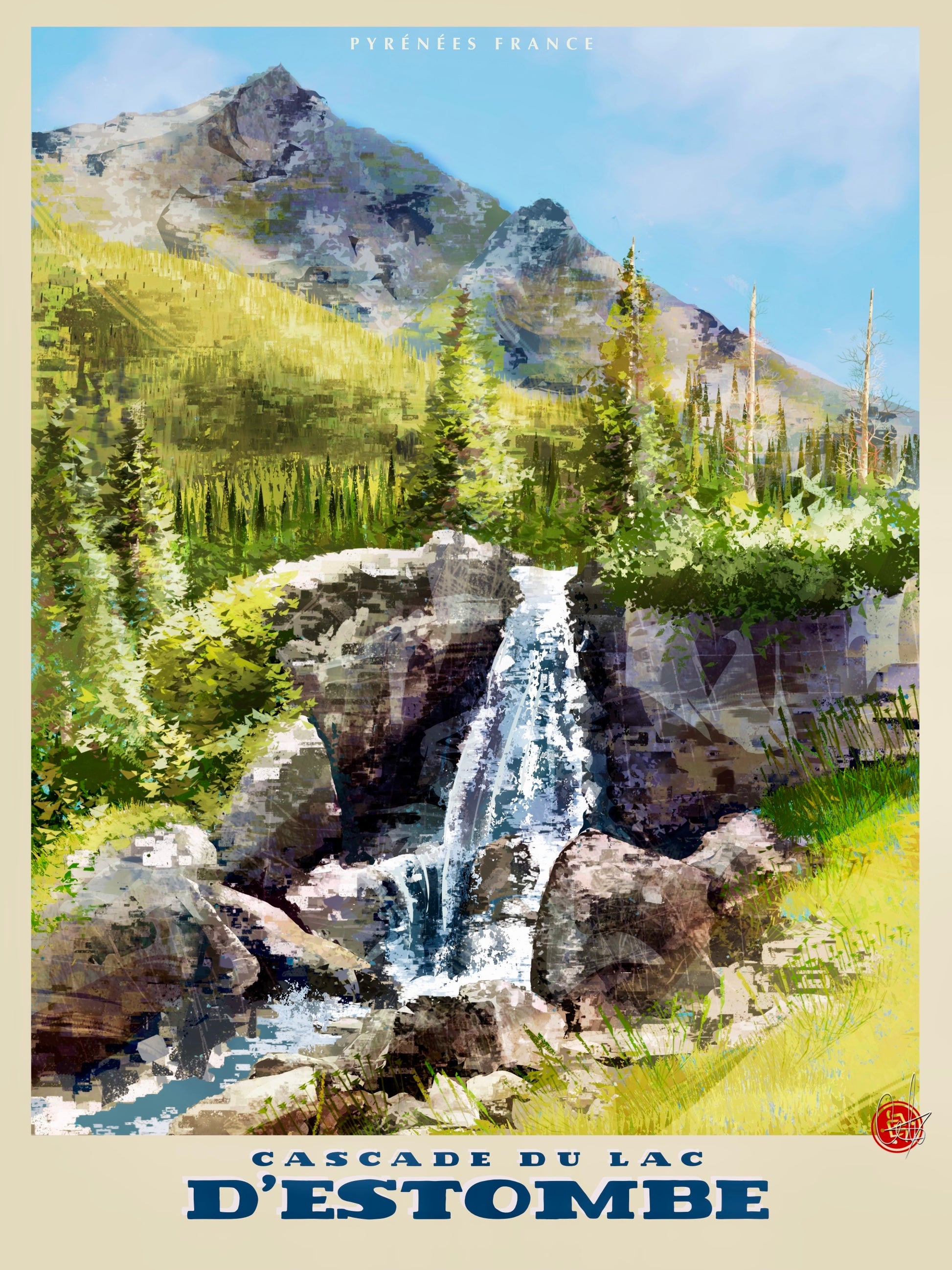 6- Cascade Lac d’Estombe